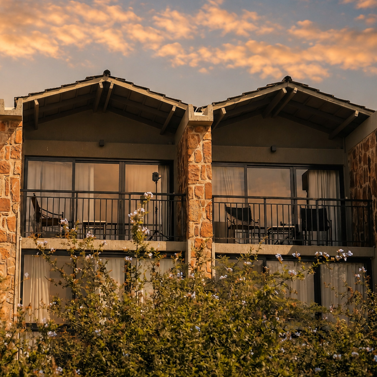 Forest View Rooms with private balconies at SALT of Akagera.